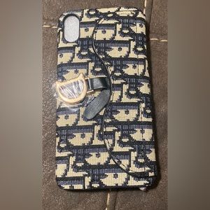 NWOT Authentic DIOR IPhone 10 Max Pro Phone Case